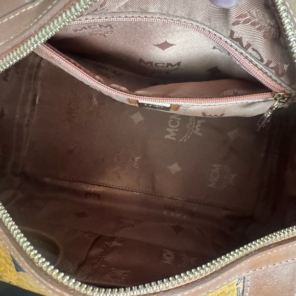 MCM Cognac Visetos Satchel - Picture 12 of 16
